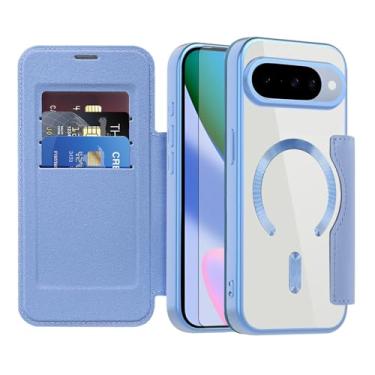 Imagem de Asuwish Capa de celular para Google Pixel 10/10 Pro 5G capa carteira magnética com protetor de tela de vidro temperado flip porta-cartão de crédito bloqueio RFID acessórios para celular Pixel10 10Pro