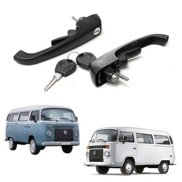 Imagem de Par Maçanetas Externas Porta Diant Kombi Clipper 1975 Á 2013