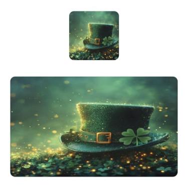 Imagem de Burbuja Jogo americano conjunto de 2, tapetes de mesa de cozinha de PVC antiderrapantes resistentes ao calor à prova d'água para mesa de jantar, laváveis, 30,5 x 45,7 cm