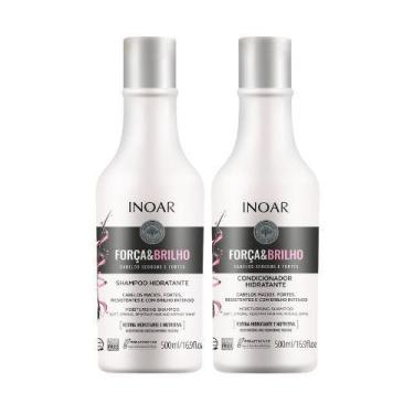 Imagem de Inoar Kit Shampoo + Condicionador 500ml Força e Brilho