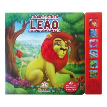 Imagem de Toque e Sinta - Leão e os Amigos da Fazenda - BLU EDITORA, Sortido