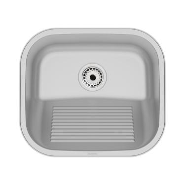 Imagem de Tanque de Encaixe Tramontina Hera Compact 40x35 cm Em Inox Escovado 19 Litros 94404107