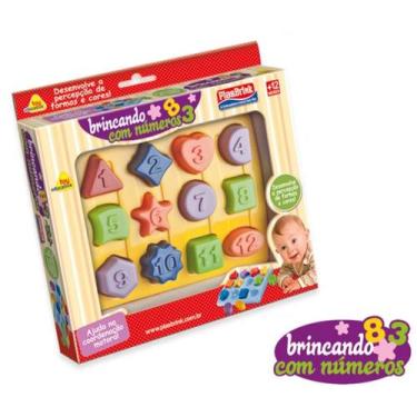 Imagem de Brincando com Números Didático - Plasbrink