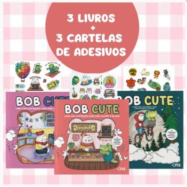 Imagem de Kit 3 Livros Bob Cute Filmes Séries Cotidiano Dia a Dia Ilustrações Fo