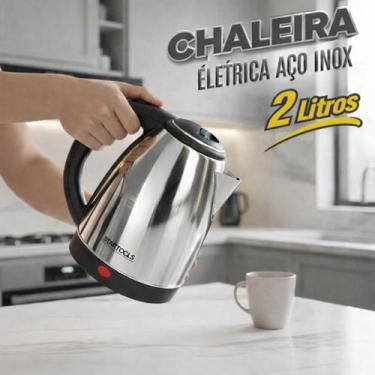 Imagem de Chaleira Jarra Elétrica 2 Litros 127V ou 220V Inox - STARTOOLS, 220V