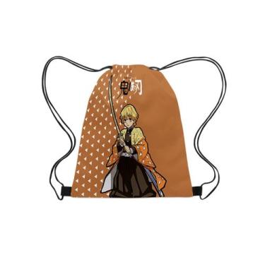 Imagem de Bolsa com cordão Demons Slayers Agatsumas Zenitsus para crianças - yiw