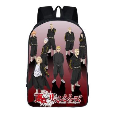 Imagem de Mochila escolar Mikey Tachibana Naoto Anime para crianças - yiweisai