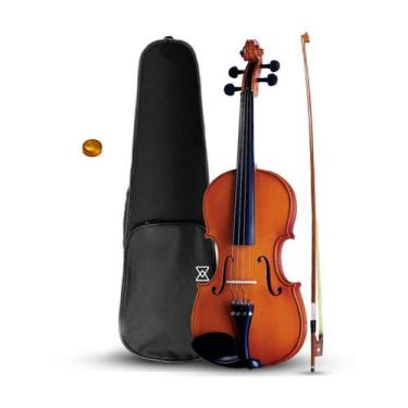 Imagem de Violino michael vnm40 4/4 completo com estojo arco e breu