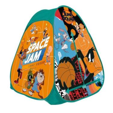 Imagem de Barraca Portátil Infantil Zippy Toys Space Jam BP21PL Verde/Laranja