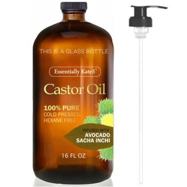 Imagem de Óleo de Rícino Essentially KateS 470ml com Abacate e Sacha Inchi