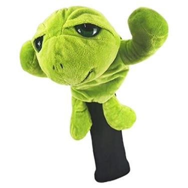 Imagem de Amagogo Novidade Pelúcia Driver Headcover Animal Headcover universais Golfer Gift Club Equipamento de lembrança, Tartaruga