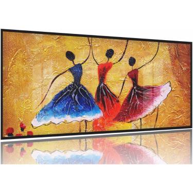 Imagem de Quadro Decorativo 130x60 Sala Quarto Abstrato Dança Espanha