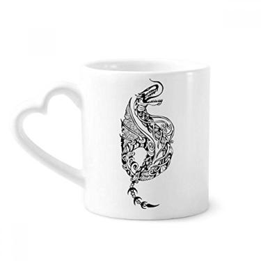 Imagem de Cultura Chinese Line China Dragão Caneca Café Cerâmica Copos Copo Coração Vidro