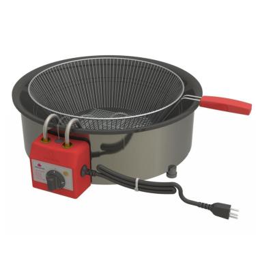 Imagem de Tacho Fritador De Mesa Eletrico Inox Pr14e 14 Litros Epoxi 127V Progas
