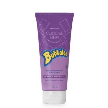 Imagem de Loção Hidratante Desodorante Corporal Cuide-se Bem Bubbaloo Uva 200ml 