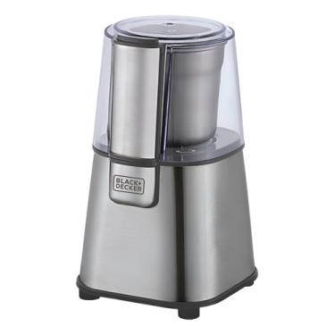 Imagem de Moedor De Café E Grãos Inox Mg200 Gourmand Gris Black Decker MG200