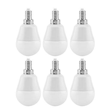 Imagem de Lâmpadas Candelabros, 6pcs E12 5W Lâmpada LED Candelabros Lâmpadas LED Luz Diurna Lâmpadas Lâmpadas Luz Branca Quente Candelabros Lâmpadas de Vela
