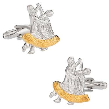 Imagem de Abotoaduras de dança de salão com caixa de apresentação Cuff-Daddy