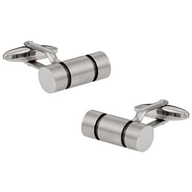 Imagem de Abotoaduras de aço inoxidável com caixa de apresentação Cuff-Daddy