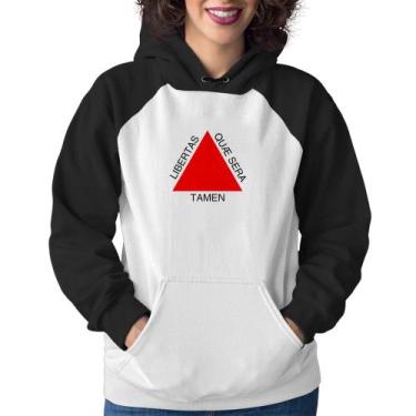 Imagem de Moletom Feminino Minas Gerais - Foca na Moda, Branco, Preto, GG