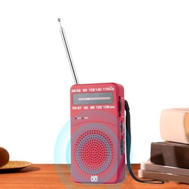 Imagem de Rádio AM FM Pequeno,Rádios com Recepção Potente e Áudio de Qualidade - Sintonizador e Reprodutor para Emergências, Uso em Tempestades, Ambientes Externos e Falhas de Energia para Homens e Mulheres