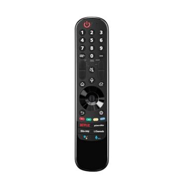 Imagem de ALLIMITY MR22GA Controle remoto de substituição por voz compatível com LG OLED TV 65QNED80AQA 65QNED80UQA 65QNED85AQA 65QNED85UQA 65QNED90UQA 65QNED99UQA 75QNED80AQA 75QNED80UQA