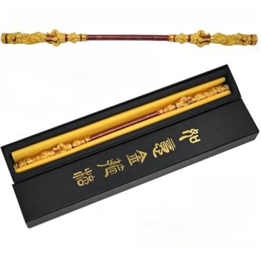 Imagem de Black Myth Wukong Black Myth ：Wu Kong Bronzecloud Staff Moneyking Ruyi Jingubang Bo Staffs Fidget Desk Decoração Jogo Coleção Presente (Jingubang 14'' Gold Giftbox)