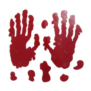 Imagem de Adesivo Halloween Mãos Sangrentas