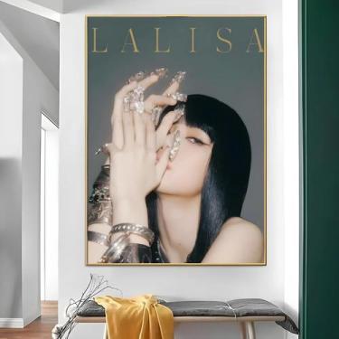 Imagem de Lisa Blackpink Kpop Adesivo De Parede Decoração Vintage Para Sala De E