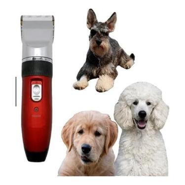 Imagem de Maquina De Tosa Cães Gatos Pelo Longo Curto Recarregável Jk - NoBrand