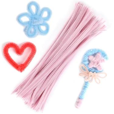 Imagem de Limpadores de cachimbo LOMIMOS Craft 100 unidades com haste de chenill