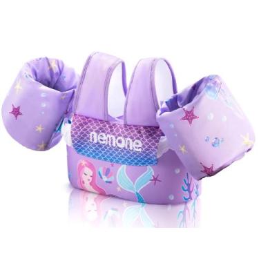 Imagem de Colete de natação NEMONE Toddler para crianças de 10 a 32 kg com asas 