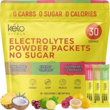Imagem de Eletrólito em pó Keto Vitals Tropical Sem Açúcar (30 porções)