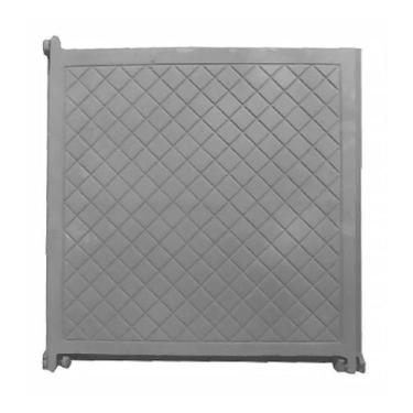 Imagem de Tampa Tampão Chão Articulado Ferro Cadeado Cisterna 30x30cm - OUTRAS M