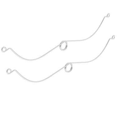 Imagem de WKZO Clipes de mola de grade longa de 19,3 cm para capa de exaustor de banheiro FG701S, clipe de mola universal para suporte de teto ou parede, grande