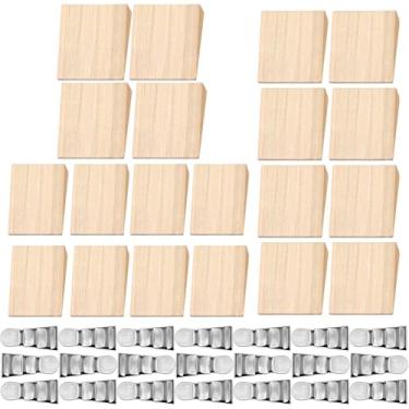 Imagem de Otoolling Kit de cunha com cabo de martelo de machado, 20 cunhas de madeira e 20 cunhas de aço ondulado para reparo de machado