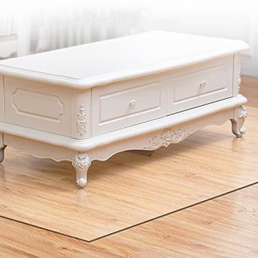 Imagem de Tapete de plástico para entrada de entrada, tapete de proteção de piso de PVC, tapete de cadeira transparente para pisos duros, tapetes de chão transparentes, tapete de pr