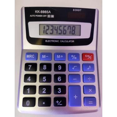 Imagem de Calculadora eletronica de mesa 8 digitos kk-8985 - XTled
