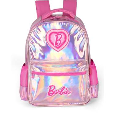 Imagem de Mochila Infantil, Luxcel, Barbie, Pink, Holográfico, G