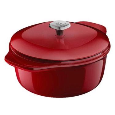 Imagem de Panela de Ferro Fundido Esmaltado Caçarola Expert 24cm Electrolux, Ver