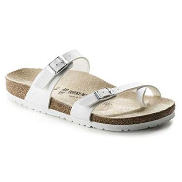 Imagem de Birkenstock Sandálias Arizona Shearling Femininas, Branco, 5
