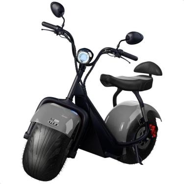 Imagem de Scooter Elétrica 1000w Tui 2 Lugares Autonomia 60km Sem Cnh Cinza