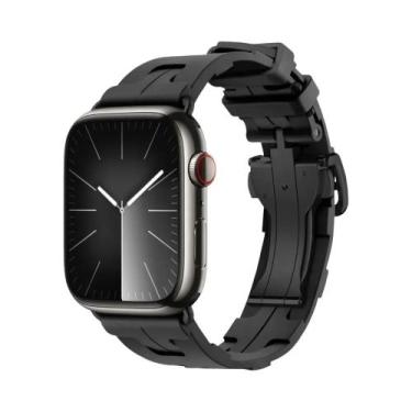 Imagem de Pulseira De Silicone Kilim Single Tour Para Apple Watch 46mm 42mm 49mm