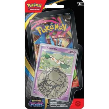 Imagem de Pokemon Mega Evolution Phantasmal Flames Checklane Blister Pack (1 Booster Pack, Promo Card & Coin) (Cottonee)