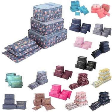 Imagem de Bolsa Organizadoras Para Mala Roupas Bagagem Viagem (Kit 6 Peças Cor Aleatória)