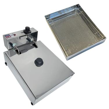 Imagem de Fritadeira Elétrica Industrial Cuba 5L 220V Com Tampa E Escorredor M
