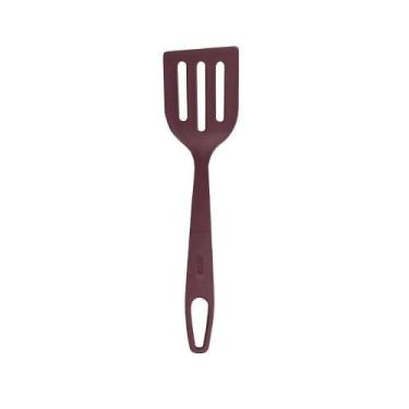 Imagem de Espátula de Nylon Supreme Vinho Cozinha Frituras Cozinha Multuso MTA -