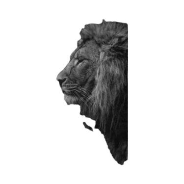 Imagem de Pôster De Canvas Com Citações Motivacionais Sobre Mentalidade De Leão 