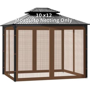 Imagem de Mosquiteiro, dossel externo de 10 x 12 pés, 4 painéis com zíperes - Ma