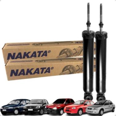 Imagem de Par Amortecedor Traseiro Completo Original Nakata Gm Corsa Wagon Celta
